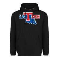 Black louisiana tech bulldogs Heavyweight Hoodie - linhVisuals