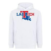 White louisiana tech bulldogs Heavyweight Hoodie - linhVisuals