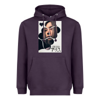 Plum Chishiya Alice In Borderland Heavyweight Hoodie - linhVisuals