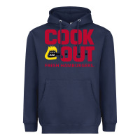 Navy Cookout Heavyweight Hoodie - linhVisuals