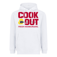 White Cookout Heavyweight Hoodie - linhVisuals