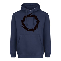 Navy Fountain Boats Heavyweight Hoodie - linhVisuals