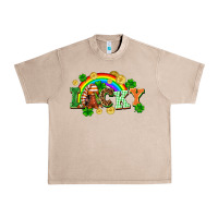 French Oak lucky gnome St. Patricks Day Urban Heavy Tee - FaDigitalArtStudio