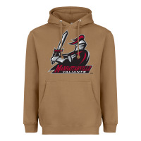 Toasted Coconut manhattanville valiants Heavyweight Hoodie - linhVisuals