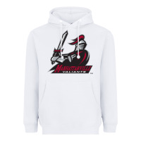 White manhattanville valiants Heavyweight Hoodie - linhVisuals