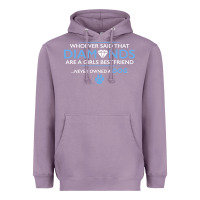 Lavender whoever said that diamonds are a girls best friend never owned a dog Heavyweight Hoodie - linhVisuals