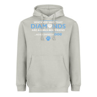 Moon Dust whoever said that diamonds are a girls best friend never owned a dog Heavyweight Hoodie - linhVisuals