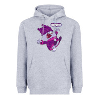 Heather Grey chowder Heavyweight Hoodie - linhVisuals