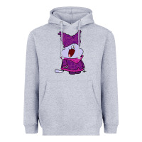 Heather Grey chowder Heavyweight Hoodie - linhVisuals