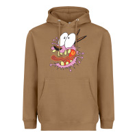 Toasted Coconut courage the cowardly dog Heavyweight Hoodie - linhVisuals