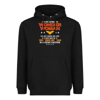 Black wonder  woman Heavyweight Hoodie - linhVisuals