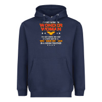 Navy wonder  woman Heavyweight Hoodie - linhVisuals