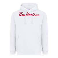White Tim Hortons Heavyweight Hoodie - linhVisuals