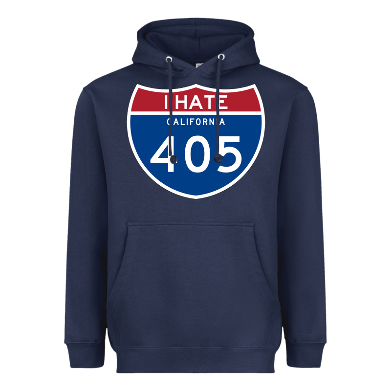 Los Angeles California Interstate 405 (i 405) Sweatshirt Heavyweight Hoodie by linhVisuals | Teevron