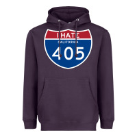 Plum los angeles california interstate 405 (i 405) sweatshirt Heavyweight Hoodie - linhVisuals