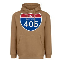 Toasted Coconut los angeles california interstate 405 (i 405) sweatshirt Heavyweight Hoodie - linhVisuals