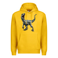 Lemon Velociraptor Premium Hoodie - LillyAllenDesigns