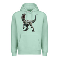 Seafoam Velociraptor Premium Hoodie - LillyAllenDesigns
