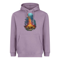Lavender Souls Bonfire Heavyweight Hoodie - linhVisuals