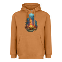 Meerkat Souls Bonfire Heavyweight Hoodie - linhVisuals