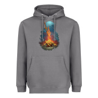 Storm Souls Bonfire Heavyweight Hoodie - linhVisuals