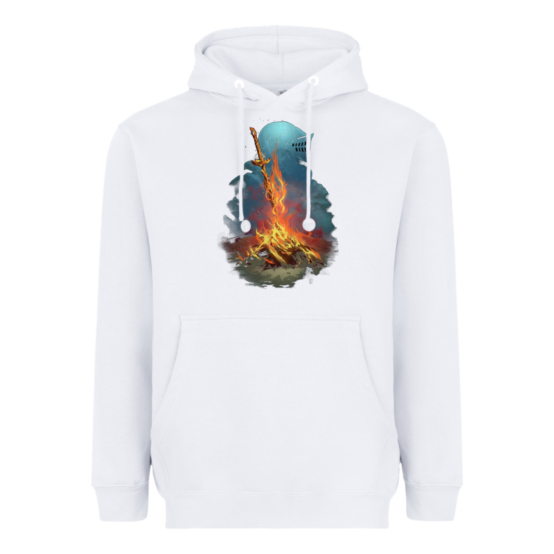 Souls Bonfire Heavyweight Hoodie by linhVisuals | Teevron
