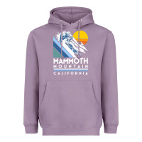 Lavender mammoth mountain california retro ski sweatshirt Heavyweight Hoodie - linhVisuals
