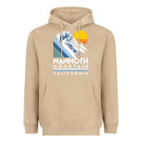 Mushroom mammoth mountain california retro ski sweatshirt Heavyweight Hoodie - linhVisuals