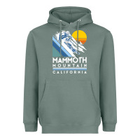 Sage mammoth mountain california retro ski sweatshirt Heavyweight Hoodie - linhVisuals