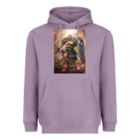 Lavender Warhammer Characters Heavyweight Hoodie - linhVisuals