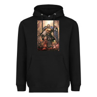 Black Warhammer Characters Heavyweight Hoodie - linhVisuals