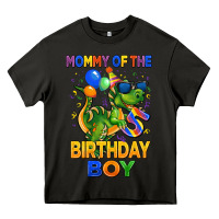 Asphalt mommy of the 5 th birthday boy t rex Heavy Core Tee - CowGirlArtShop