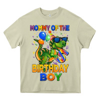 Mossy mommy of the 5 th birthday boy t rex Heavy Core Tee - CowGirlArtShop