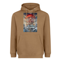 Toasted Coconut The Painted World Heavyweight Hoodie - linhVisuals