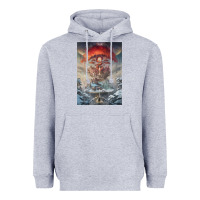 Heather Grey The Painted World Heavyweight Hoodie - linhVisuals