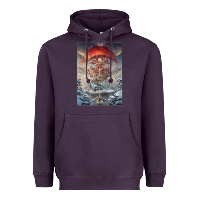 The Painted World Heavyweight Hoodie by linhVisuals | Teevron