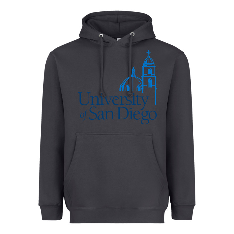 The University Of San Diego Heavyweight Hoodie by linhVisuals | Teevron