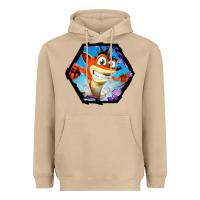 Mushroom CRASH BANDICOOT LEGENDS Heavyweight Hoodie - linhVisuals