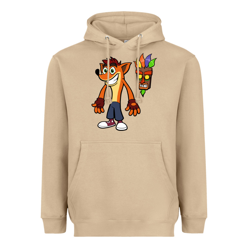 Crash Bandicoot Heavyweight Hoodie by linhVisuals | Teevron