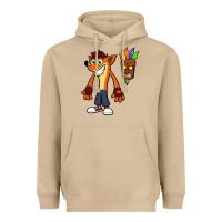 Mushroom CRASH BANDICOOT Heavyweight Hoodie - linhVisuals