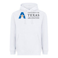 White The university of texas at arlington Heavyweight Hoodie - linhVisuals