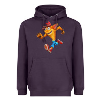 Plum CRASH BANDICOOT Heavyweight Hoodie - linhVisuals