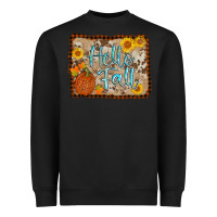 Black hello fall Heavyweight Sweatshirt - AdoDesignShop