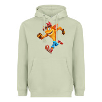 Matcha CRASH BANDICOOT Heavyweight Hoodie - linhVisuals