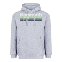 Heather Grey retro hiking boottrail running   mammoth california t shirt Heavyweight Hoodie - linhVisuals