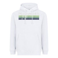 White retro hiking boottrail running   mammoth california t shirt Heavyweight Hoodie - linhVisuals