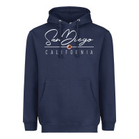 Navy san diego ca sweatshirt Heavyweight Hoodie - linhVisuals