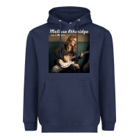 Navy Melissa Etheridge Heavyweight Hoodie - linhVisuals
