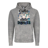 Cloud Rock Chillin With My Snowmies Vintage Hoodie - FaDigitalArtStudio