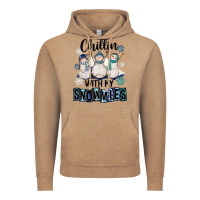 Vintage Coffee Chillin With My Snowmies Vintage Hoodie - FaDigitalArtStudio